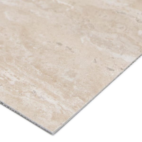 White MCM 12 in. x 24 in. Travertine Natural Clay Stone Looks Floor and Wall Tile For Indoor Outdoor (20 sq. ft./Case)