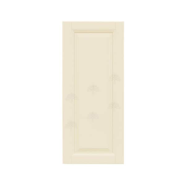 LIFEART CABINETRY Oxford Assembled 18 in. x 42 in. x 12 in. Wall Cabinet with 1 Raised-Panel Door 3 Shelves in Creamy White