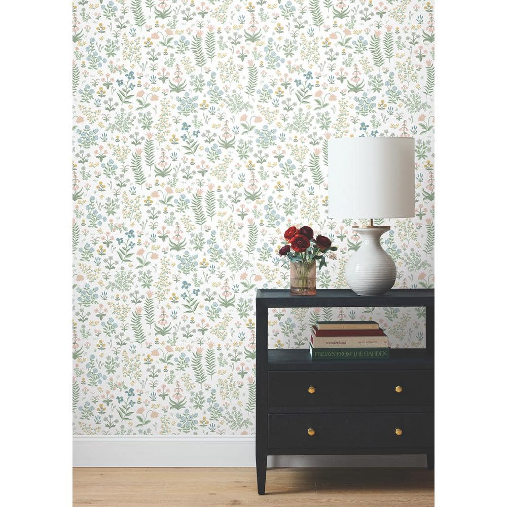 Menagerie Garden Multicolor Floral Peel and Stick Wallpaper