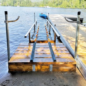 Kayak or Canoe Rolling Launching Ramp Kit