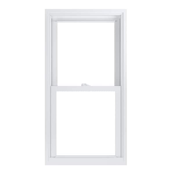 American Craftsman 23.75 in. x 45.25 in. 70 Pro Series Low-E Argon Glass Double Hung White Vinyl Replacement Window, Screen Incl