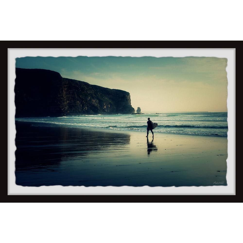 Surf It Out by Marmont Hill Framed Nature Art Print 30 in. x 45 in.