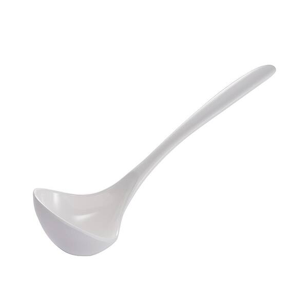 Hutzler Melamine Mini Utensils, Small/7.5,White, Set of 6