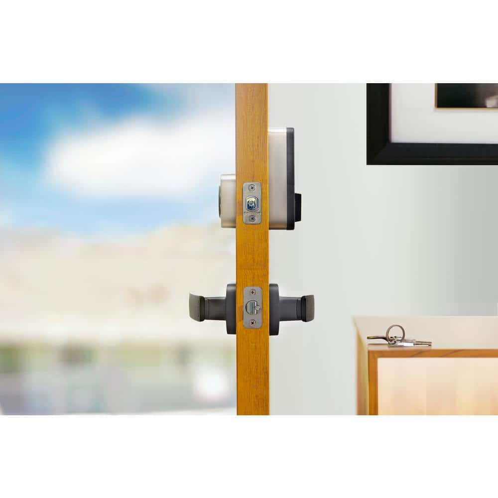 ULTRALOQ Black Fingerprint Smart Lock with Built-in WiFi