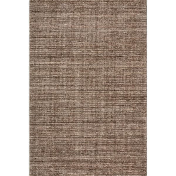 Elanisse Solid Wool Area Beige 9 ft. x 12 ft. Indoor Area Rug