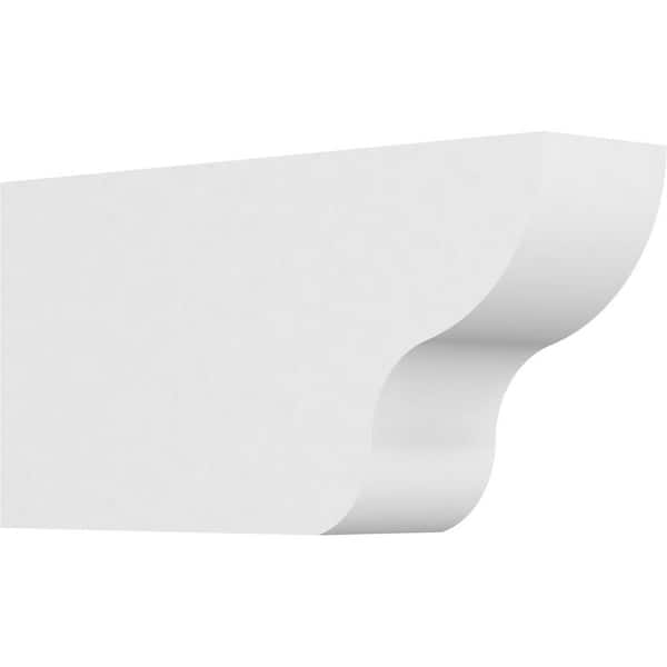 Ekena Millwork 3 in. x 6 in. x 12 in. Greensboro PVC Rafter Tail Brace