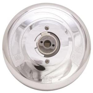 0.5 in. Escutcheon Assembly with Driver in Chrome