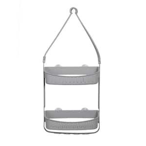 2-Way Convertible Shower Caddy in Grey