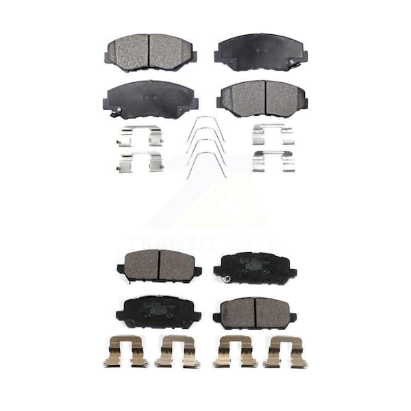 TEC Front Rear Ceramic Brake Pads Kit For 2016 Honda CR-Z KTC-100548
