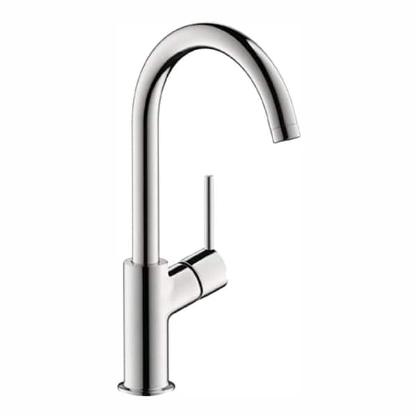 Hansgrohe Talis S Single Hole 1-Handle High-Arc Bathroom Faucet in Brushed Nickel