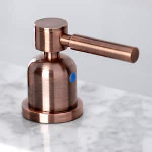 Concord 8 in. Widespread 2-Handle Bathroom Faucet in Antique Copper