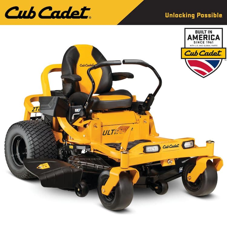 Cub Cadet Ultima ZT2 54 in. Fabricated Deck 23HP V-Twin Kawasaki FR Series Engine Dual Hydro Drive Gas Zero Turn Riding Lawn Mower