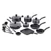 T-fal Initiatives 10-Piece Aluminum Nonstick Cookware Set in Black B208SA64  - The Home Depot