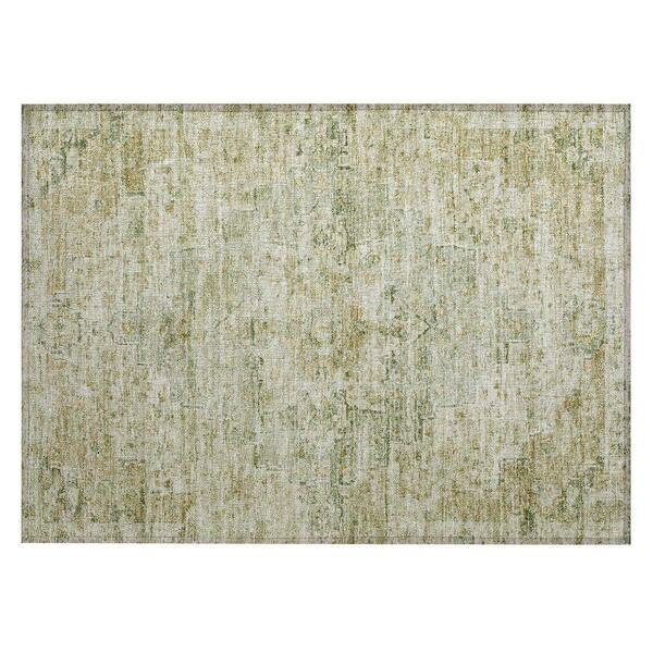 Chantille Machine Washable Indoor/Outdoor Abstract ACN1832 Sage 2 ft. x 3 ft. Accent Rug