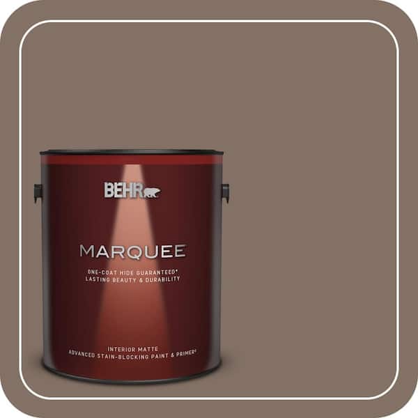 BEHR MARQUEE 1 gal. #PPU5-17 Cardamom Spice One-Coat Hide Matte Interior Paint & Primer