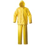 Mens Simplex Large Yellow Rainsuit