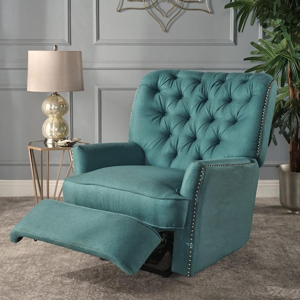 dark teal recliner chair