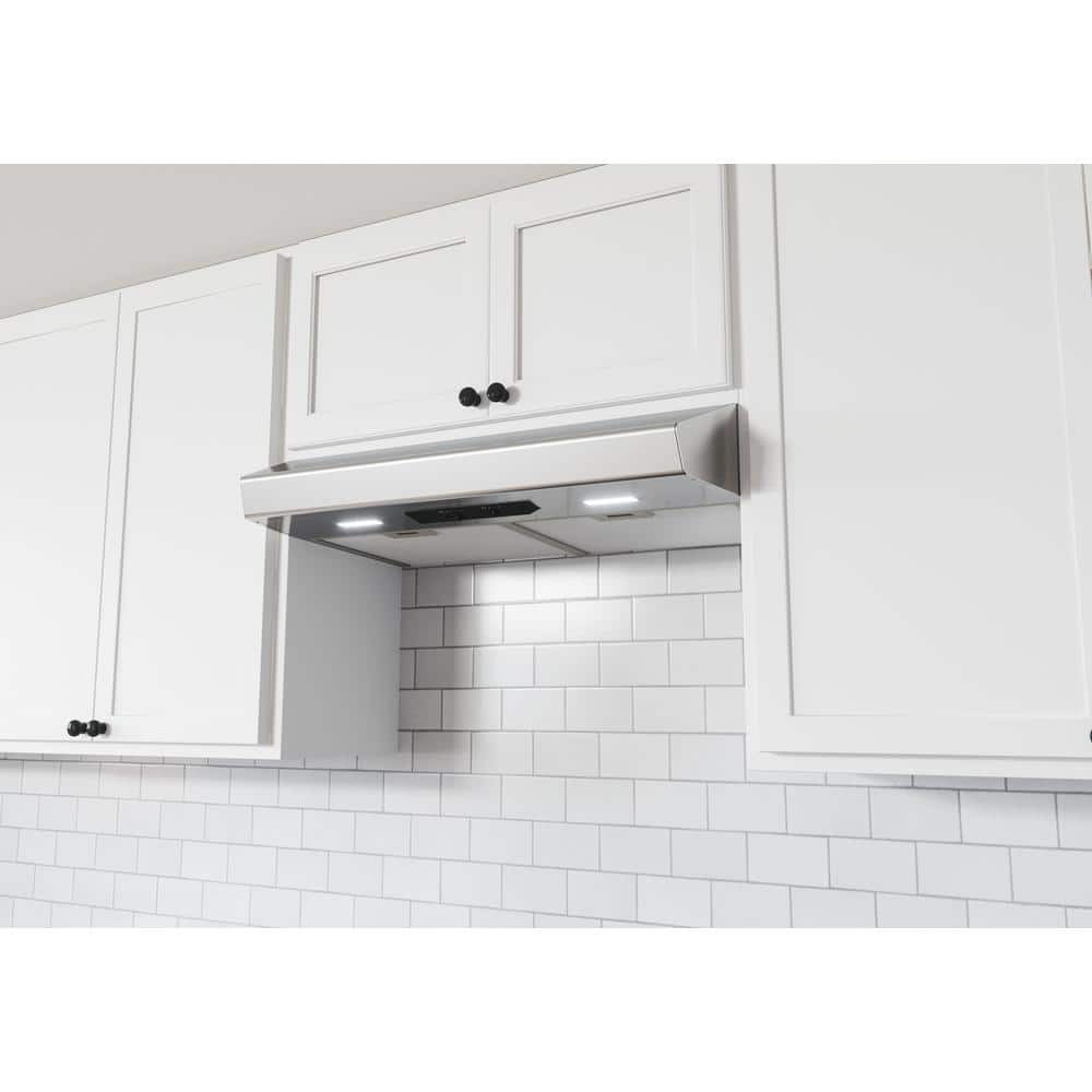 Breeze 30" Stainless Steel Under Cabinet Range Hood with LED Light