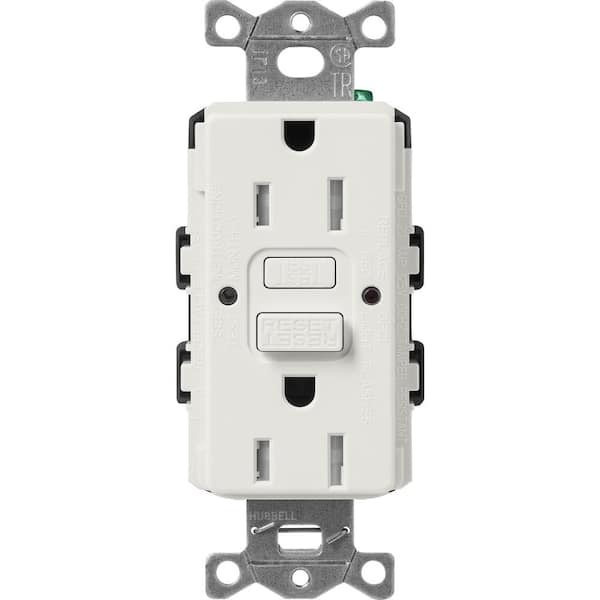 Claro 15-Amp Tamper Resistant Duplex Receptacle, Lunar Gray (SCR-15-GFST-LG)