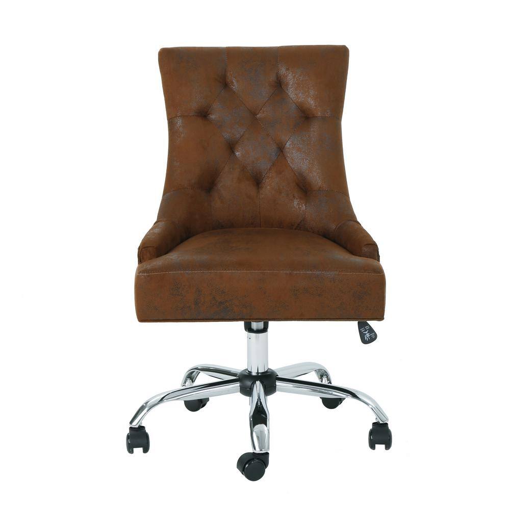 small brown office chair