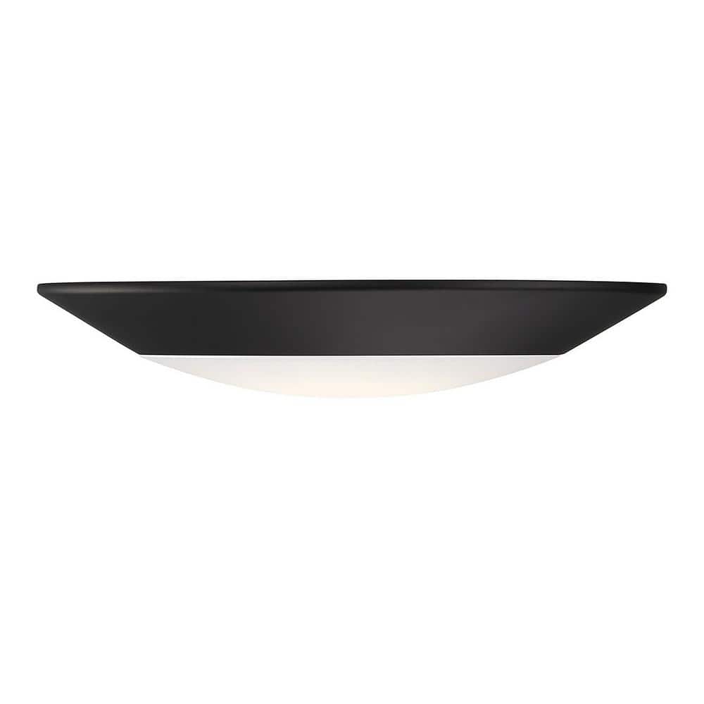 7.48 in. Matte Black Selectable LED Flush Mount Disc Light price history on PriceWatchPro