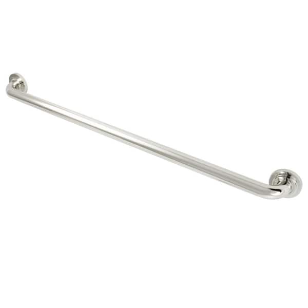 Kingston Brass Manhattan 32 in. x 1-1/4 in. Grab Bar in Polished Nickel
