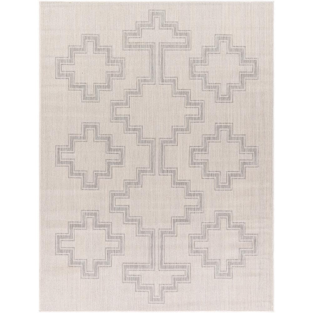 Long Beach Gray/Light Gray Tribal 5 ft. x 7 ft. Indoor/Outdoor Area Rug price history on PriceWatchPro