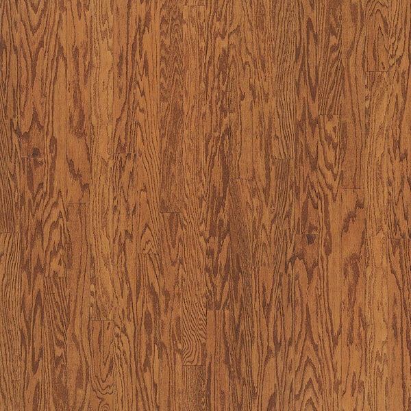 Turlington Gunstock Oak 3/8 in. T x 5 in W Click Lock Smooth Engineered Hardwood Flooring (28.1 sq.ft./ctn)