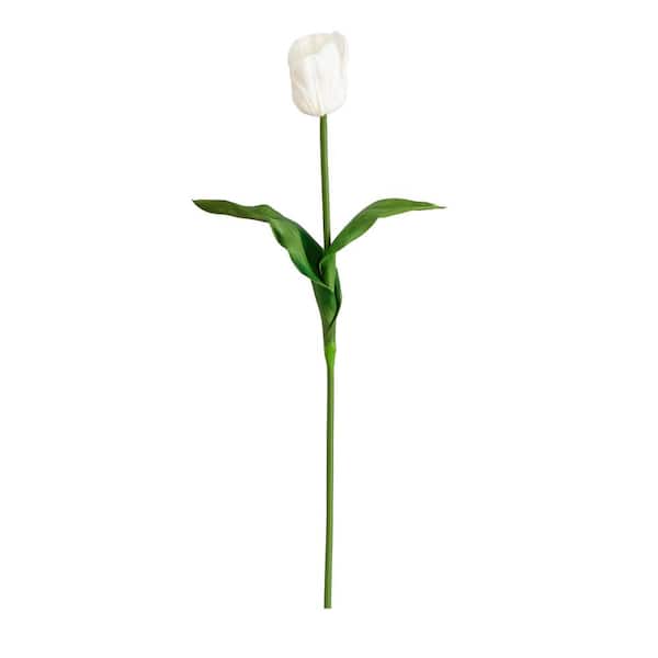 Nearly Natural 25 in. Artificial Tulip Flower Stems (Set of 3)