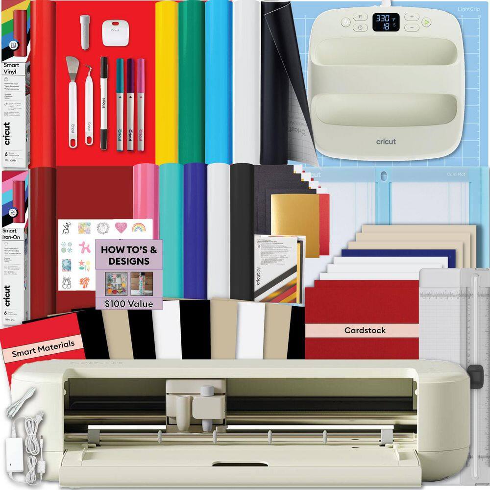 Explore 5 Smart Cutting Machine & EasyPress SE Heat Press Craft Bundle with Vinyl, Iron-On, Cardstock and Tools price history on PriceWatchPro