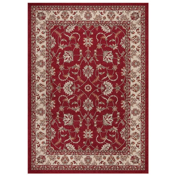 Concord Global Trading Chester Sultan Red 3 ft. x 5 ft. Area Rug