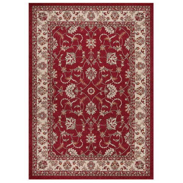 Concord Global Trading Chester Sultan Red 7 ft. x 9 ft. Area Rug
