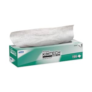 Kimwipes Delicate Task Wipers, 1-Ply, 11-4/5 in. x 11-4/5 in., 196/Box, 15 Boxes/Carton