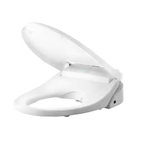 Omigo Luxury Electric Bidet Seat for Round Toilets with Air Dryer and Deodorizer in White