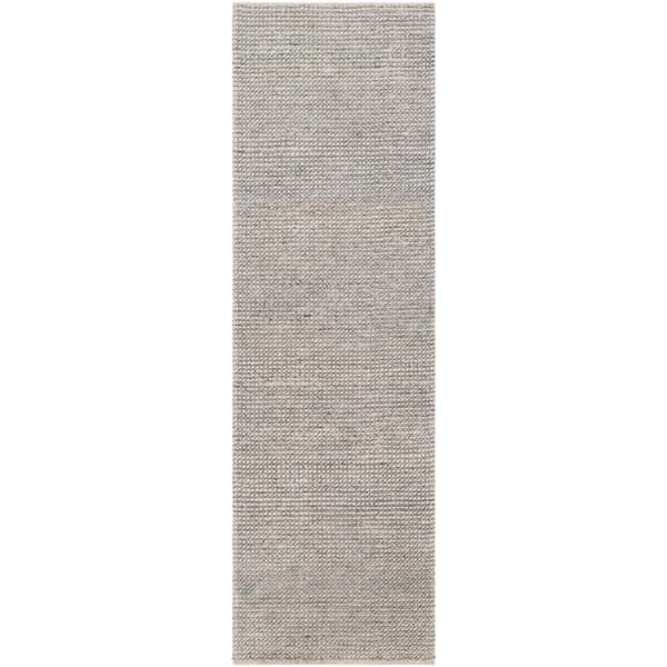 Artistic Weavers Shay Oatmeal/Gray 3 ft. x 8 ft. Texture Indoor/Outdoor Runner Area Rug