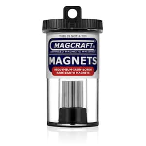 Rare Earth 1/4 in. x 1 in. Rod Magnet (6-Pack)