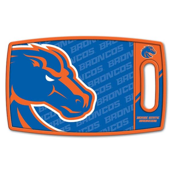 NCAA Boise State Broncos Logo Series Cutting Board 9in x 0.5in- Rectangle- Manufactured Wood and polypropylene
