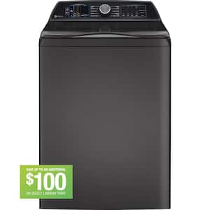 Profile 5.4 cu. ft. High-Efficiency Smart Top Load Washer in Diamond Gray with Built-in Alexa Voice Assistant