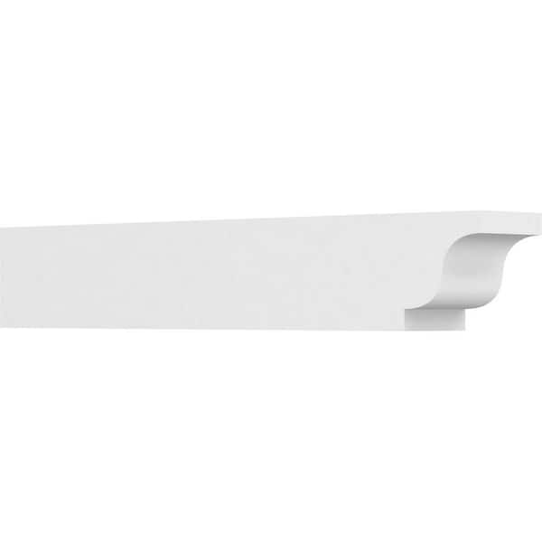 Ekena Millwork 5 in. x 6 in. x 36 in. Standard Newport Architectural Grade PVC Rafter Tail Brace
