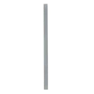 Colorway 0.6 in. x 12 in. Dark Gray Glass Matte Pencil Liner Tile Trim (0.5 sq. ft./case) (10-pack)