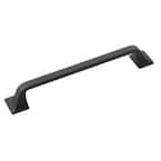 Forge Collection 160 mm Black Iron Cabinet Drawer and Door Pull