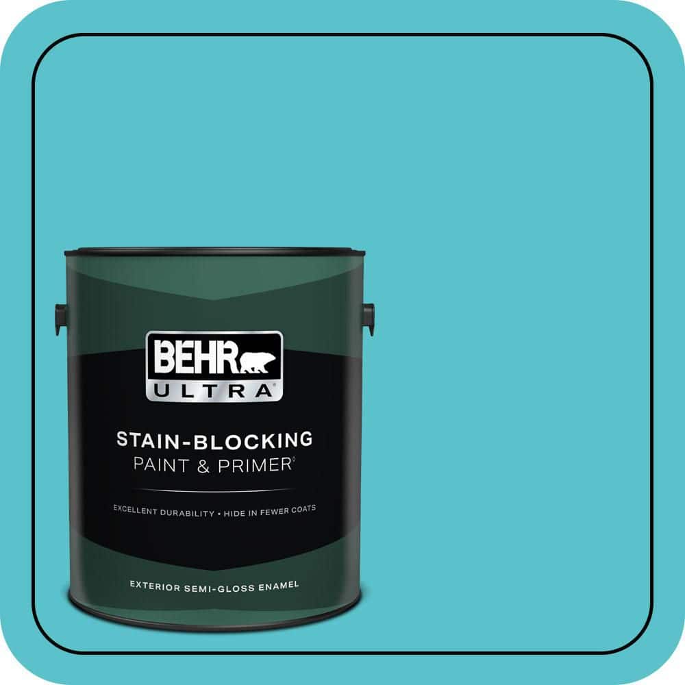 1 gal. #510B-5 Jamaican Sea Semi-Gloss Enamel Exterior Paint & Primer price history on PriceWatchPro