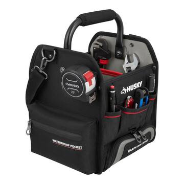 10 in. Tool Tote with Integrated Parts Bin Zone