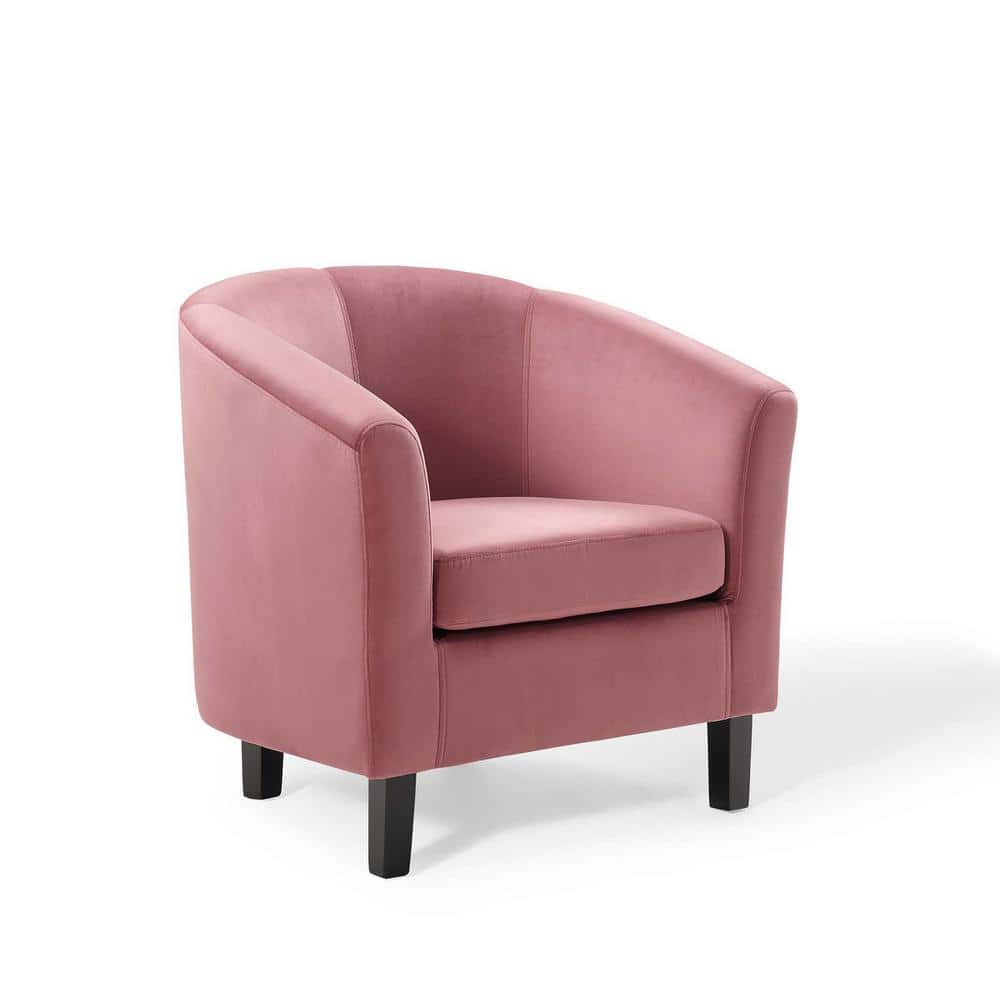 Prospect Performance Dusty Rose Velvet Armchair