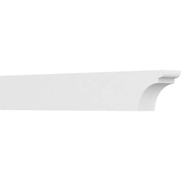 Ekena Millwork 4 in. x 6 in. x 36 in. Yorktown PVC Rafter Tail Brace