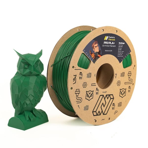 1. 75mm Plant Green PLA 3D Printer Filament, 1 KG Spool, Dimensional Accuracy +/-0.02 mm
