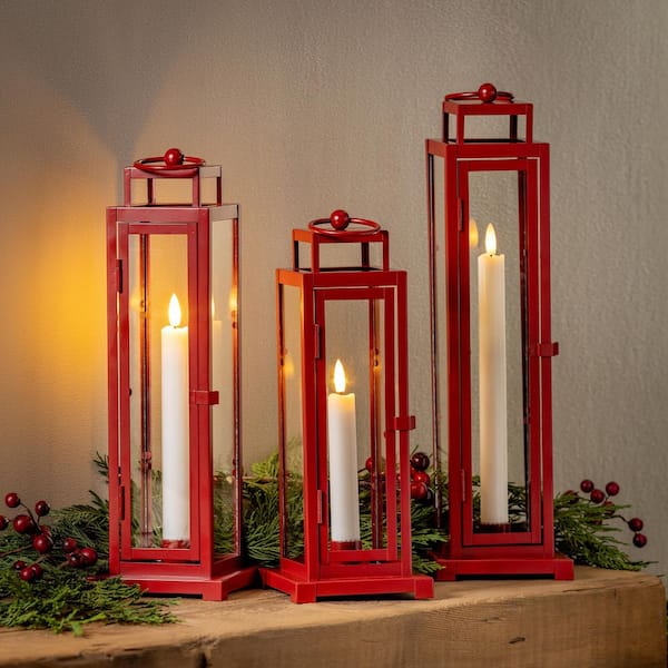 SMART CANDLE & ランタン　セット Evergreen Enterprises 16 in. Christmas Lanterns with LED Candle