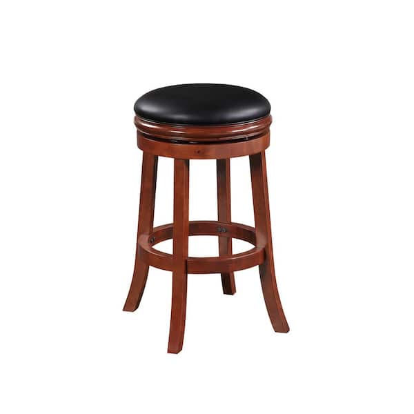 Boraam 29 in. Cherry Backless Bar Stool