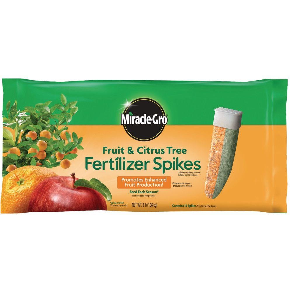 Miracle-Gro 3 lbs. Tree and Shrub Plant Food Spikes 485101205