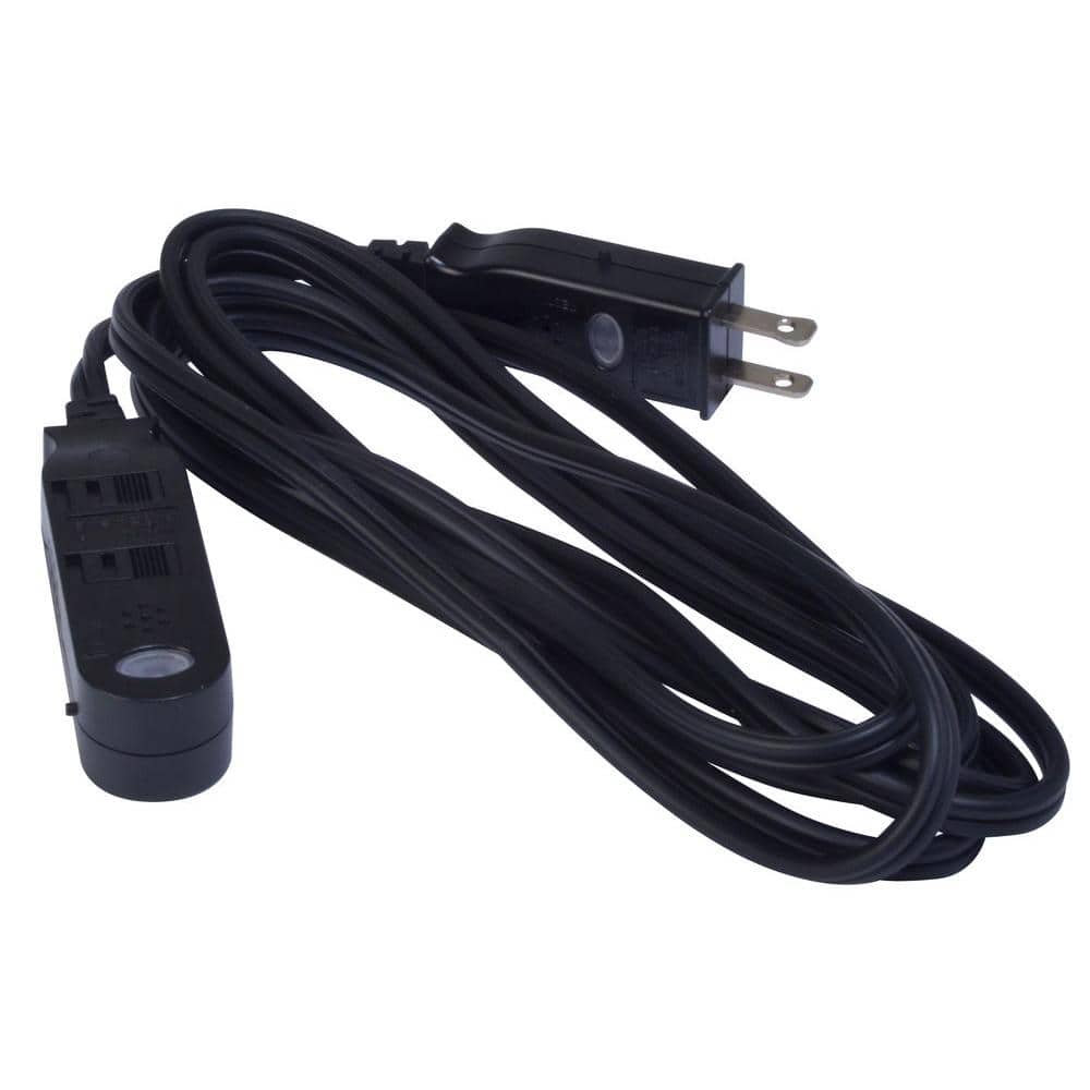 Woods 6 Ft Smart Cord Safety Extension Cord Black 418648820 The Home Depot